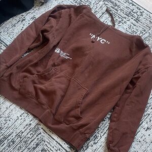 Fashion Nova Chocolate Graphic Hoodie